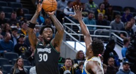 兰德尔19分里德17分 森林狼击败步行者