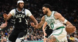 塔图姆23+11+9布朗26分 凯尔特人6人上双击败雄鹿