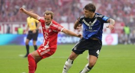 身价上亿凯恩替补47秒破门被吹，拜仁9人苦战德甲天王山