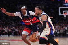 布伦森23分唐斯26+16 尼克斯狂胜奇才6连胜