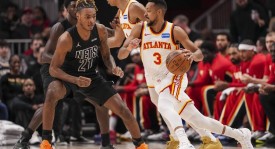 约翰逊21+9+9里萨谢19分 老鹰击败篮网8连胜