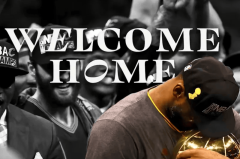 骑士主场播放詹姆斯致敬视频 老詹感动落泪