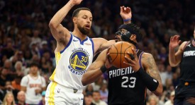 杰伦格林36+6库里17分布克20分 勇士负太阳无缘季后赛