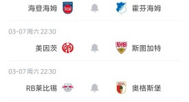 德甲第25轮今晚开打6场，比分全预测，有2场大概率爆冷