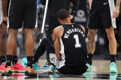 又伤一位巨星！文班亚马左肋骨挫伤 提前退赛