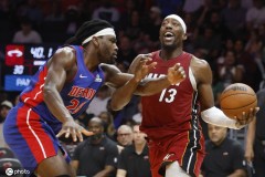 希罗25分坎宁安26+10 热火击败活塞5连胜