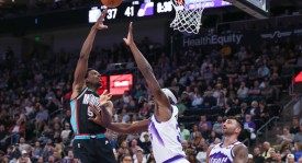 姆本与康查尔均砍三双 辛森30分爵士狂胜灰熊46分