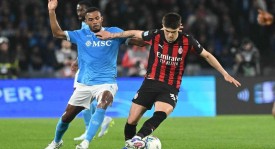 意甲焦点战：AC米兰客场0-1憾负那不勒斯，巴尔泰吉防守失误再受考验