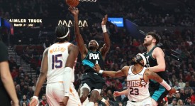 吉莱斯皮30+10克林根14+15 太阳送开拓者6连败