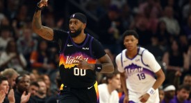 格林31分布克26+8阿伦19分 太阳25分大胜送爵士五连败