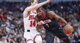 杜兰特空砍40分申京33+13+10 谢泼德13分火箭不敌公牛